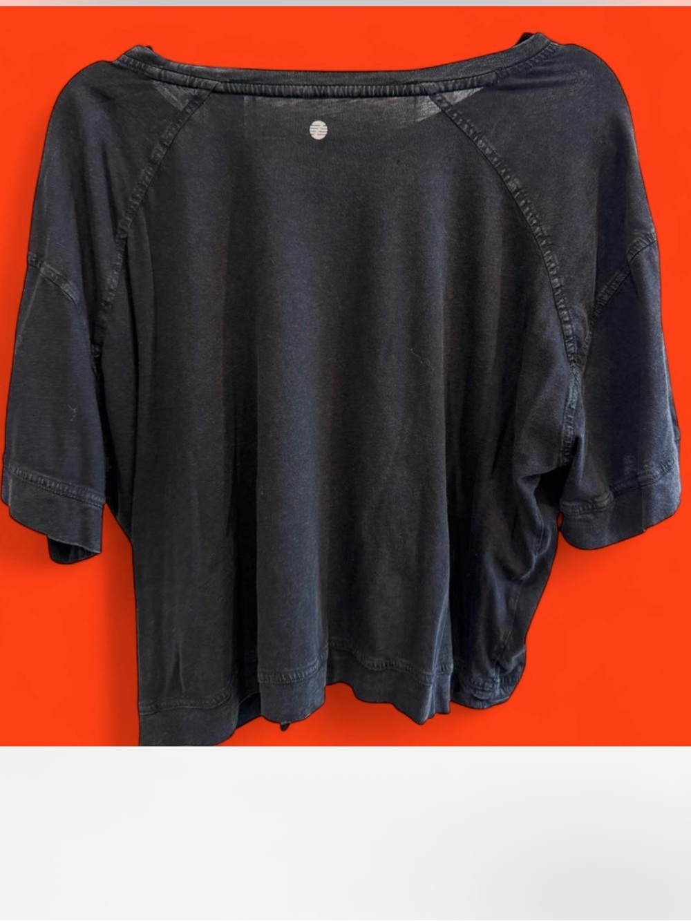 Z by Zella Black Boxy Cropped Crewneck Tee - Women - Picture 6 of 9